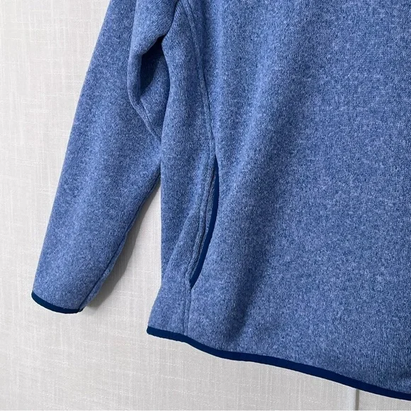 Eddie Bauer Radiator Fleece 2.0 Snap Mock Neck Pullover Jacket Blue Size L - Picture 6 of 12